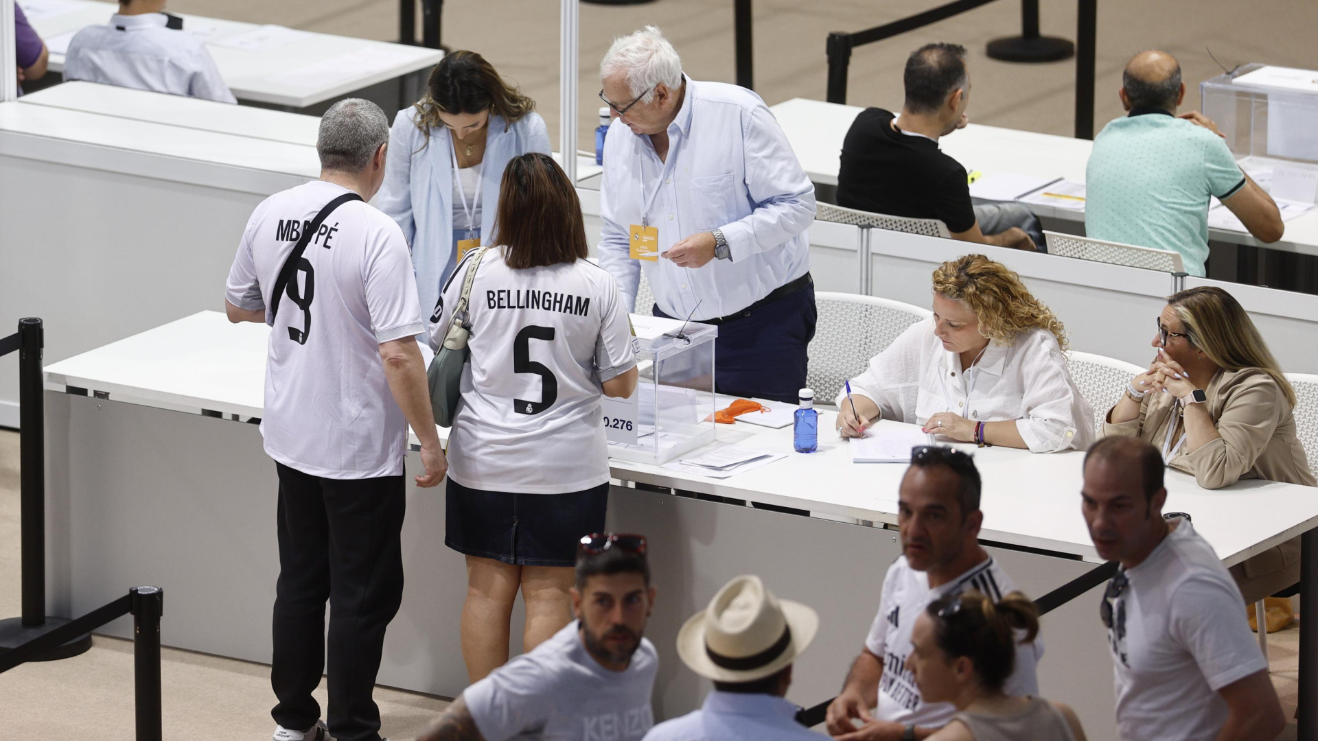 Primer dato de participación en las elecciones del Real Madr