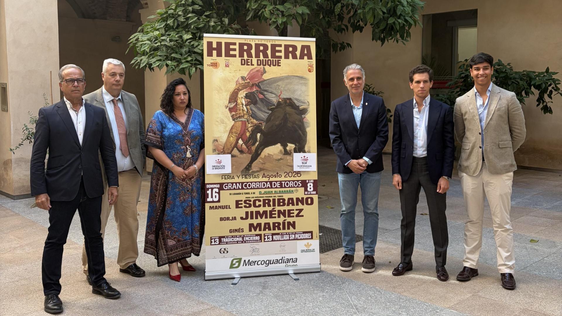 Herrera del Duque presenta un cartel con Escribano