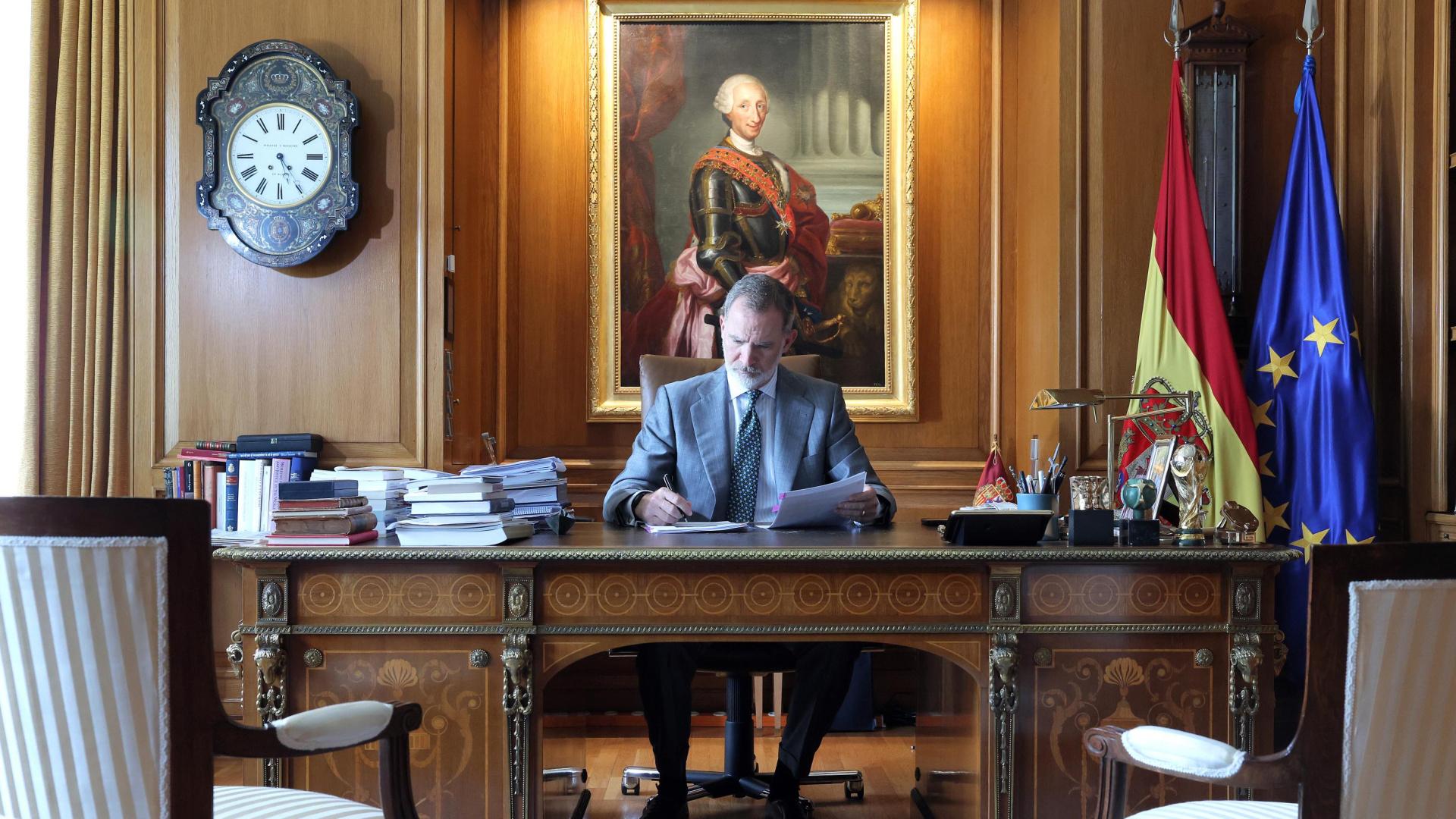 José Antonio Gismera, relojero del Palacio Real: "El Rey tie