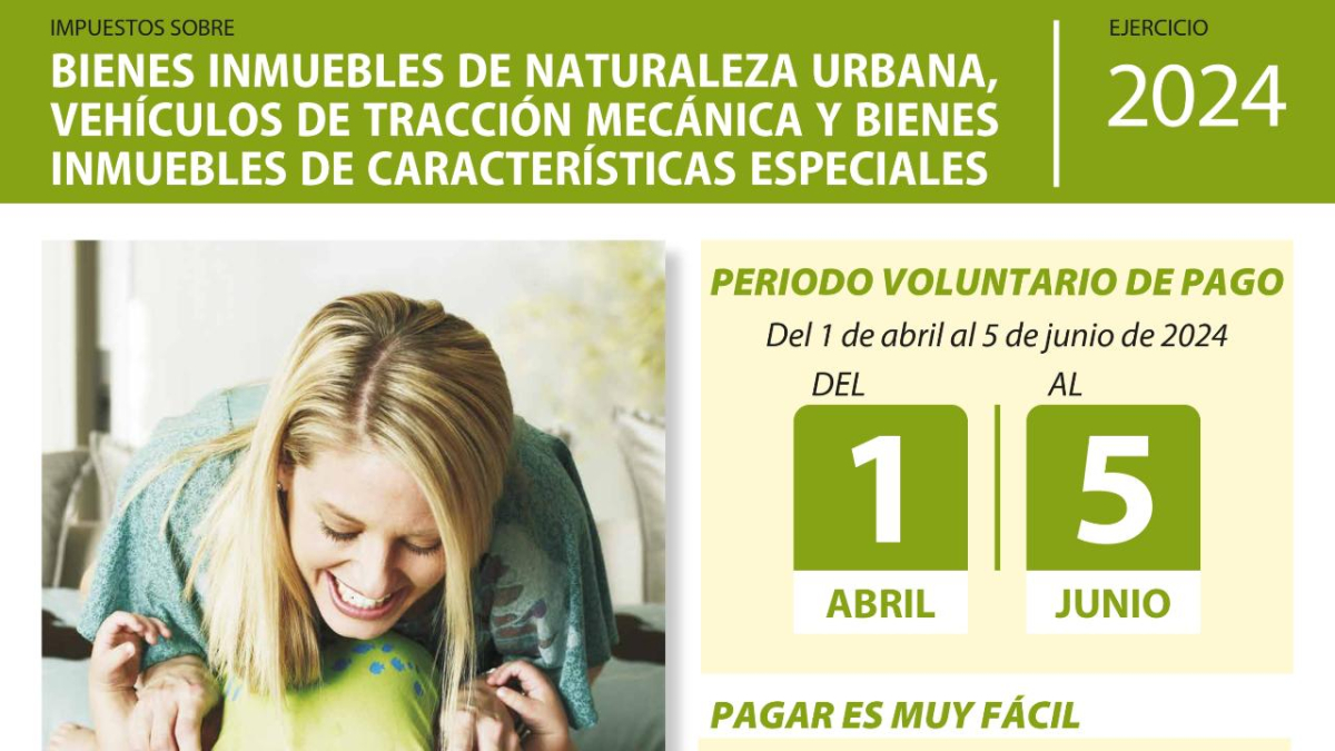 Abierto hasta el 5 de junio el periodo voluntario de pago del IBI y del ...