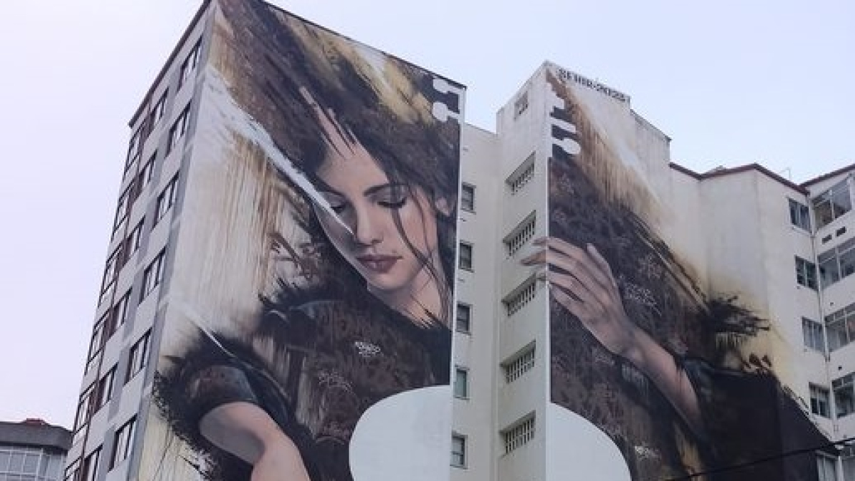 El mural creado por Sfhir en Fene opta a ser el mejor del mundo