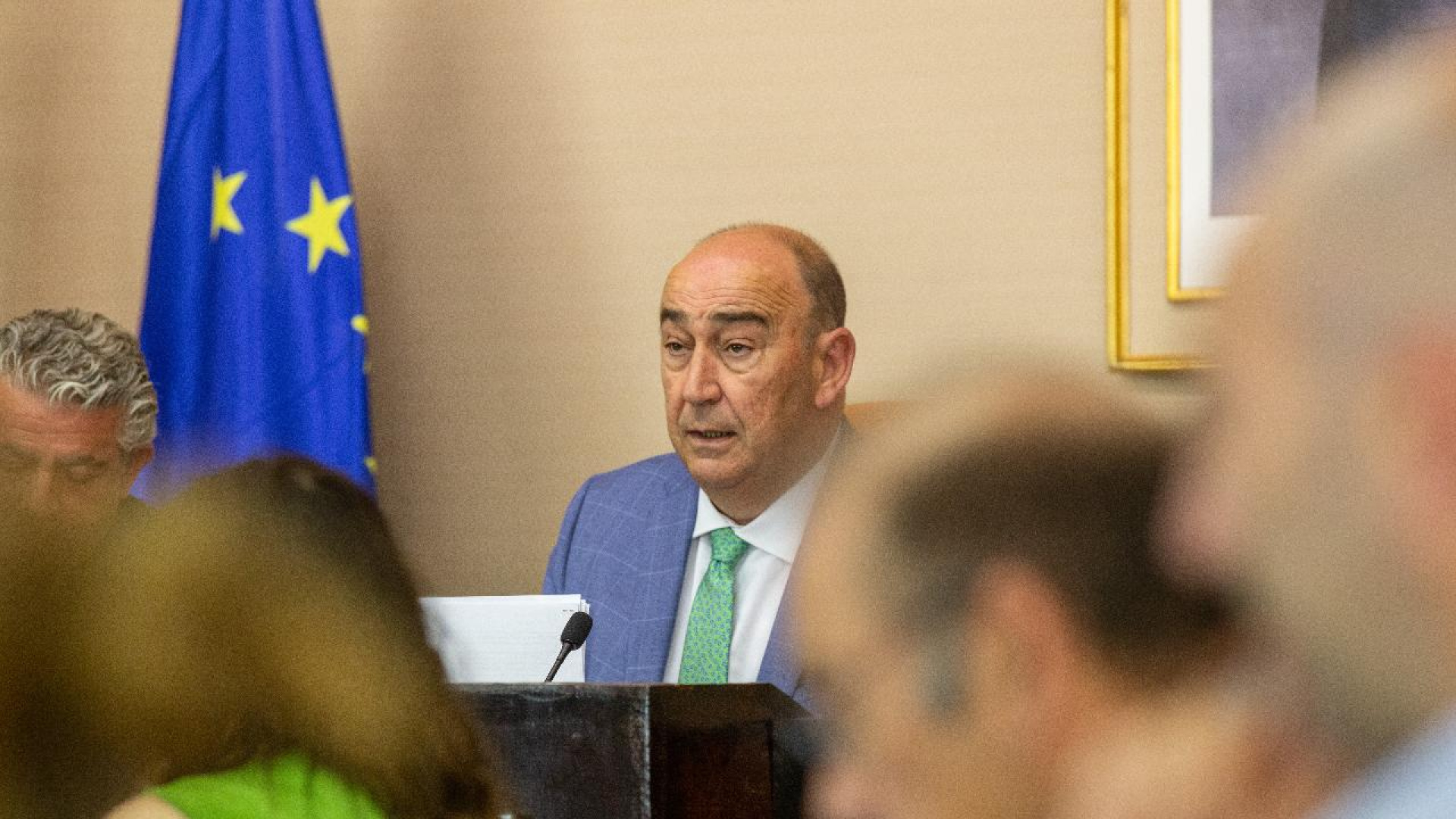 Miguel Ángel de Vicente, presidente de la Diputación: 