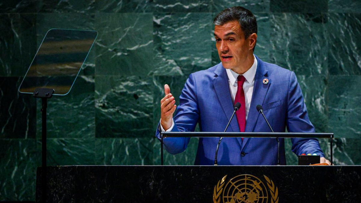 Pedro Sánchez saca pecho en la ONU con el caso Rubiales: "España ha