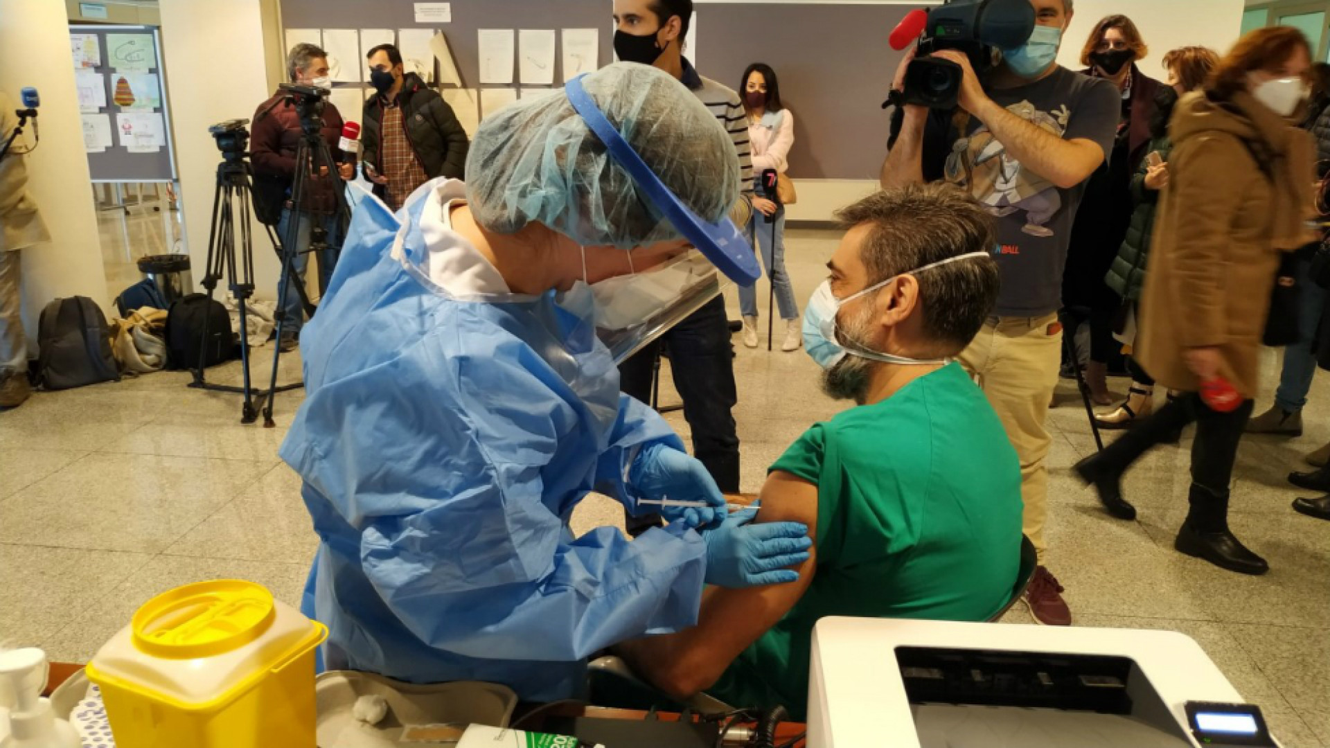 44 sanitarios formados para encargarse de la campaña de vacunación en la rioja