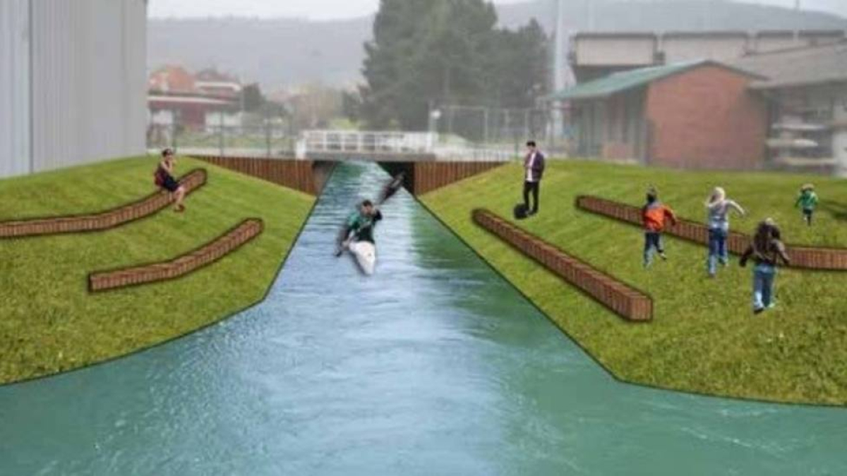 La oposición pide al gobierno de gijón que estudie el proyecto del grupo para el anillo navegable