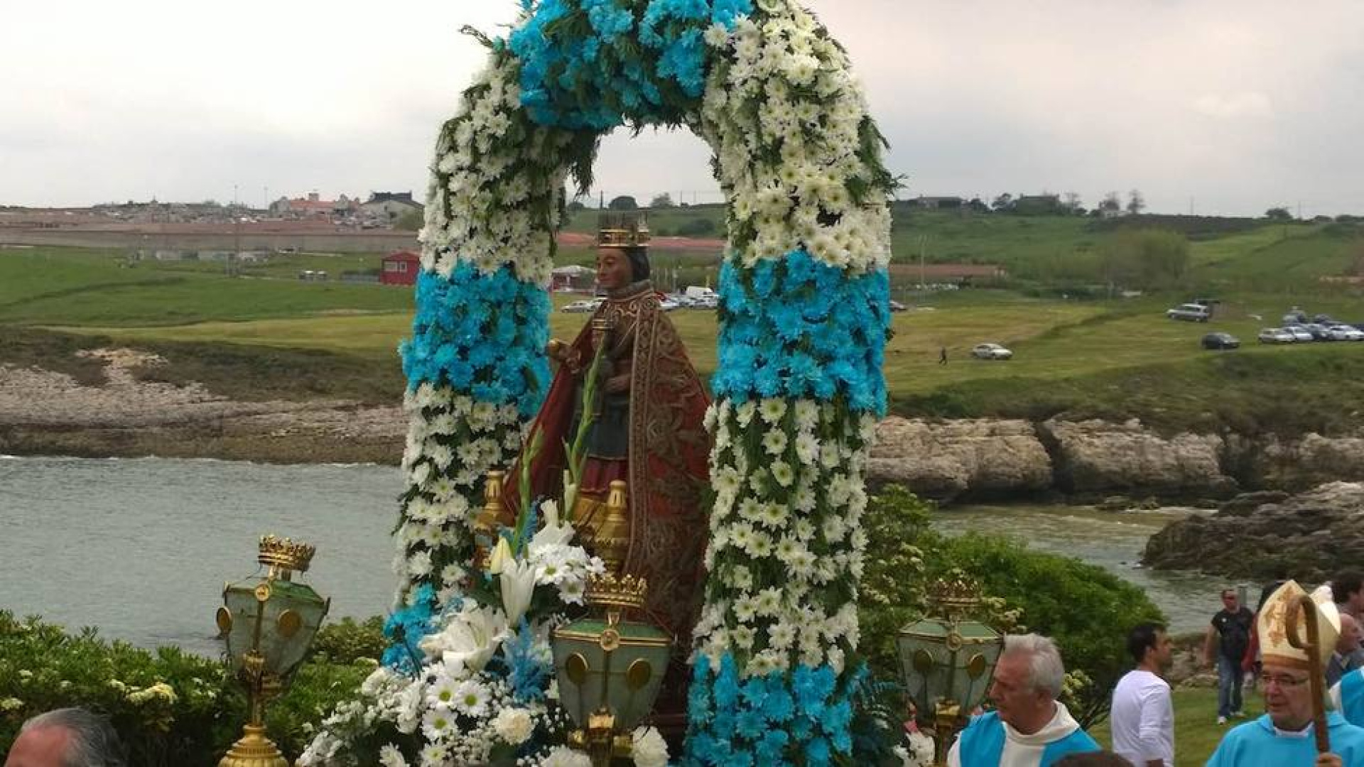 Santander celebra la Virgen del Mar en una jornada marcada por el calor