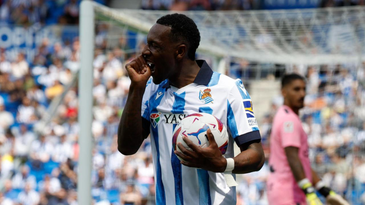 Gol de Becker (Real Sociedad, 2 Las Palmas, 0)