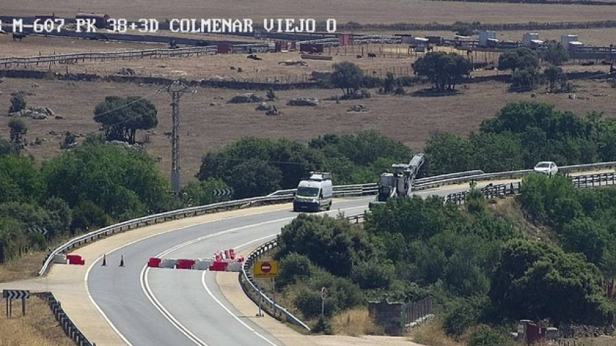 La M 607 Cortada Por Obras Y Con Itinerarios Alternativos Entre 