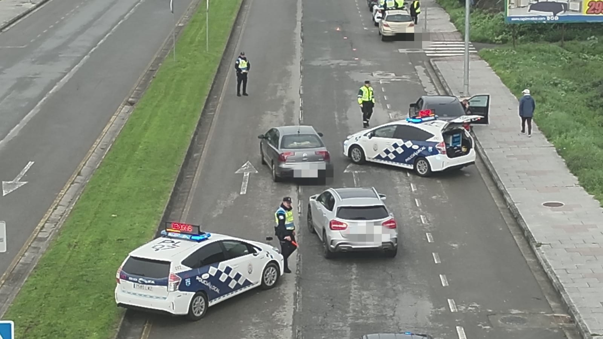 Circula a 114 km/h por una zona urbana de Lugo limitada a 50
