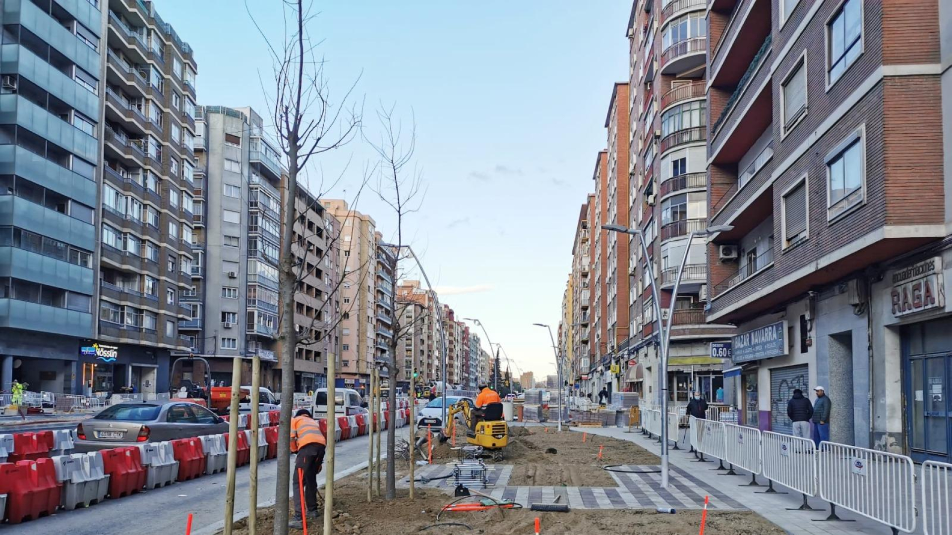Las obras para reformar la segunda fase de la Avenida Navarra ...