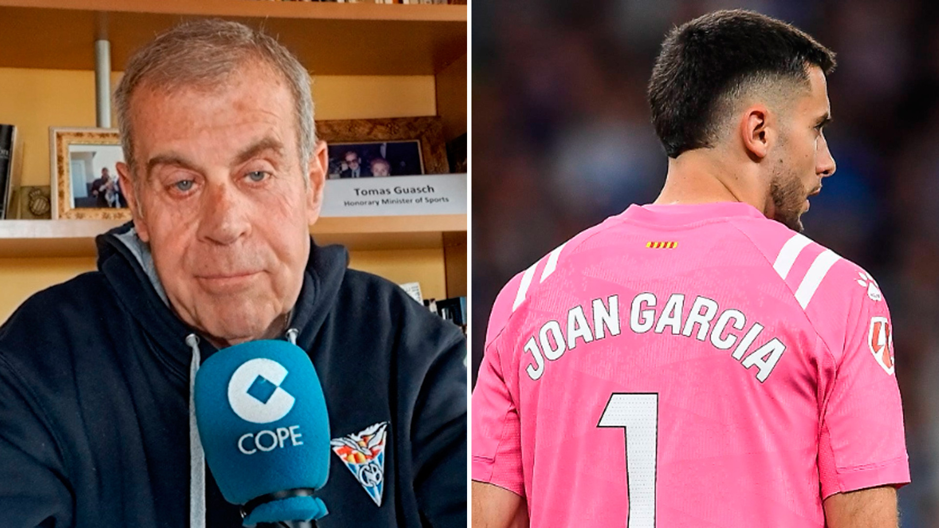 La pregunta que se hace Tomás Guasch con el 'sí' de Joan García al Barcelona:  "¿El Newcastle?"