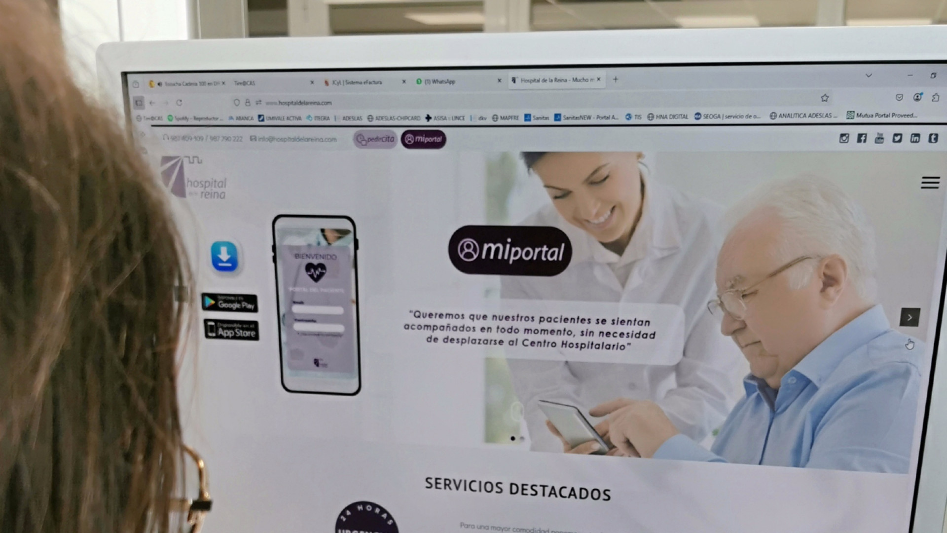 El Hospital de la Reina lanza su nuevo portal del paciente para mejorar ...