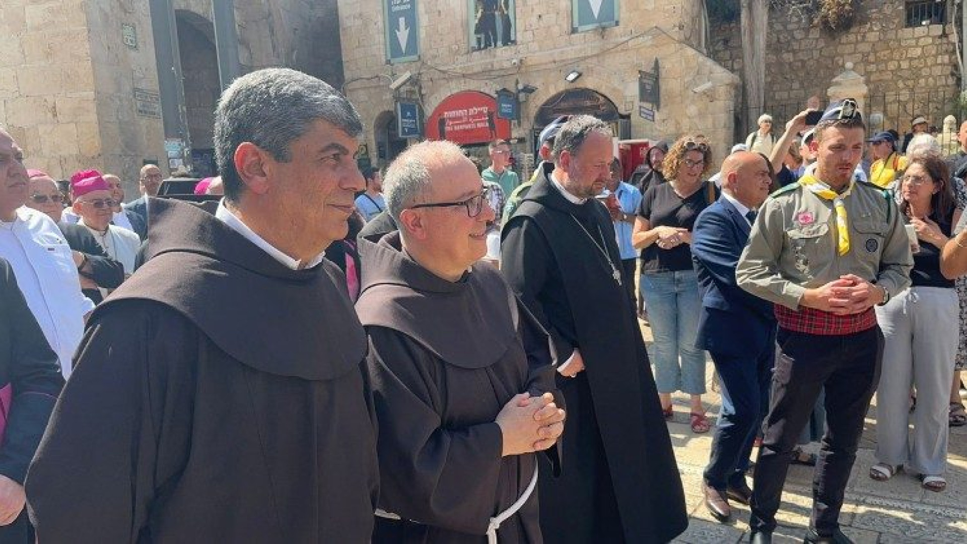 El nuevo custodio de Tierra Santa toma posesión de su cargo en Jerusalén: "Admiro la valentía y el espíritu misionero"