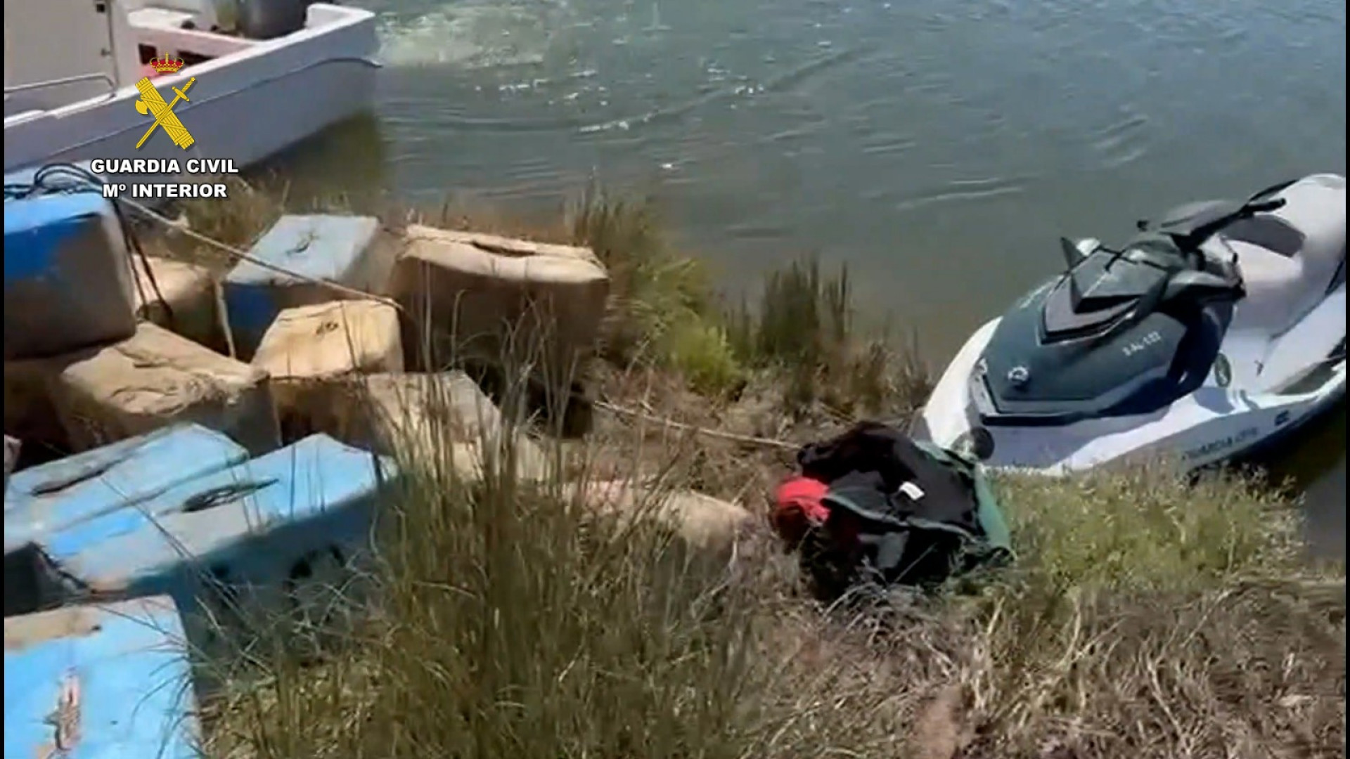 Dos detenidos y 800 kilos de hachís incautados en Palos de la Frontera