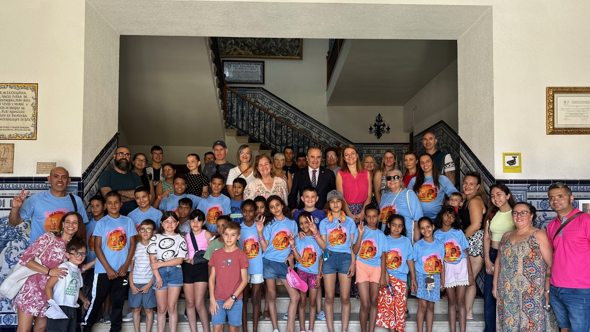 25 niños saharauis llegan a Talavera de la Reina a pasar un verano en paz