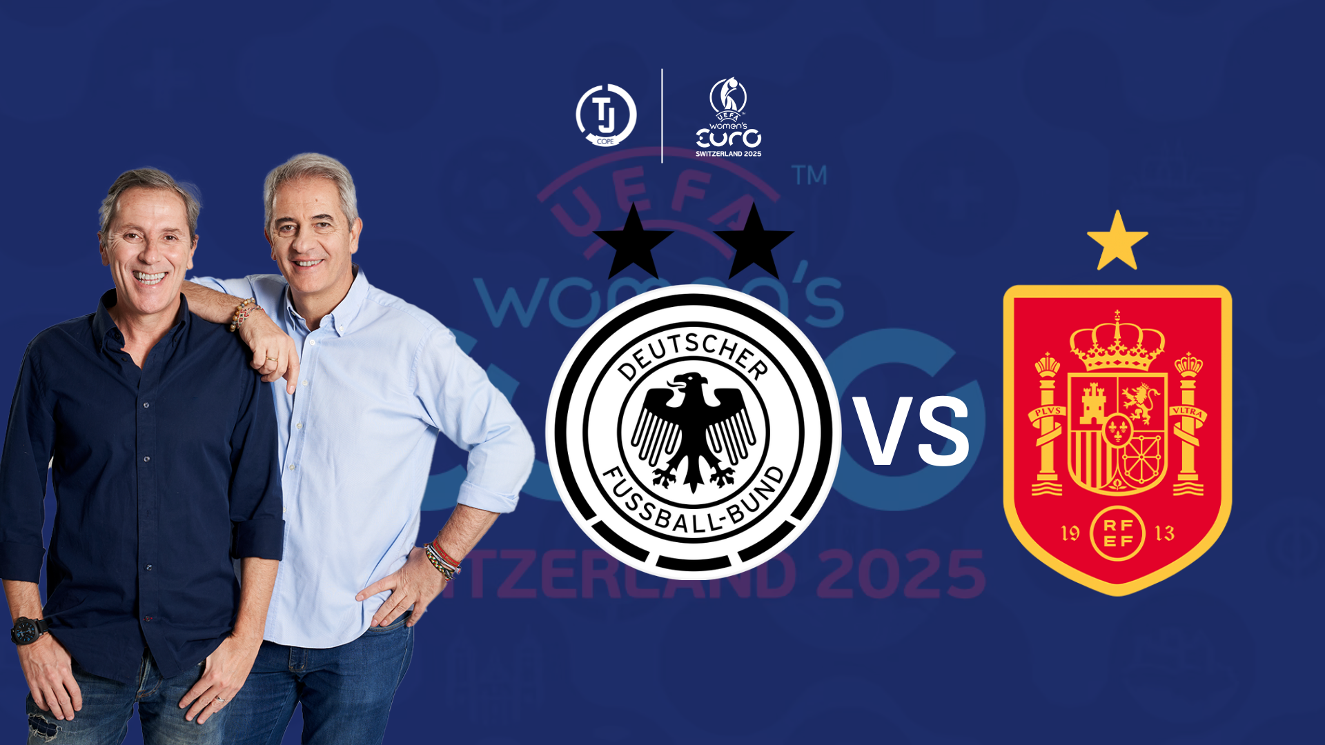 Sigue en Tiempo de Juego este miércoles desde las 20:30h el partido de semis entre Alemania - España de la Euro