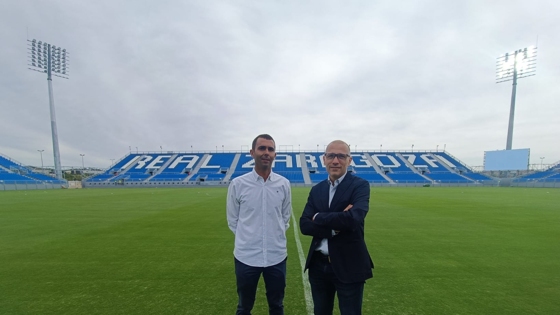 Así luce el Ibercaja Estadio antes de su inauguración