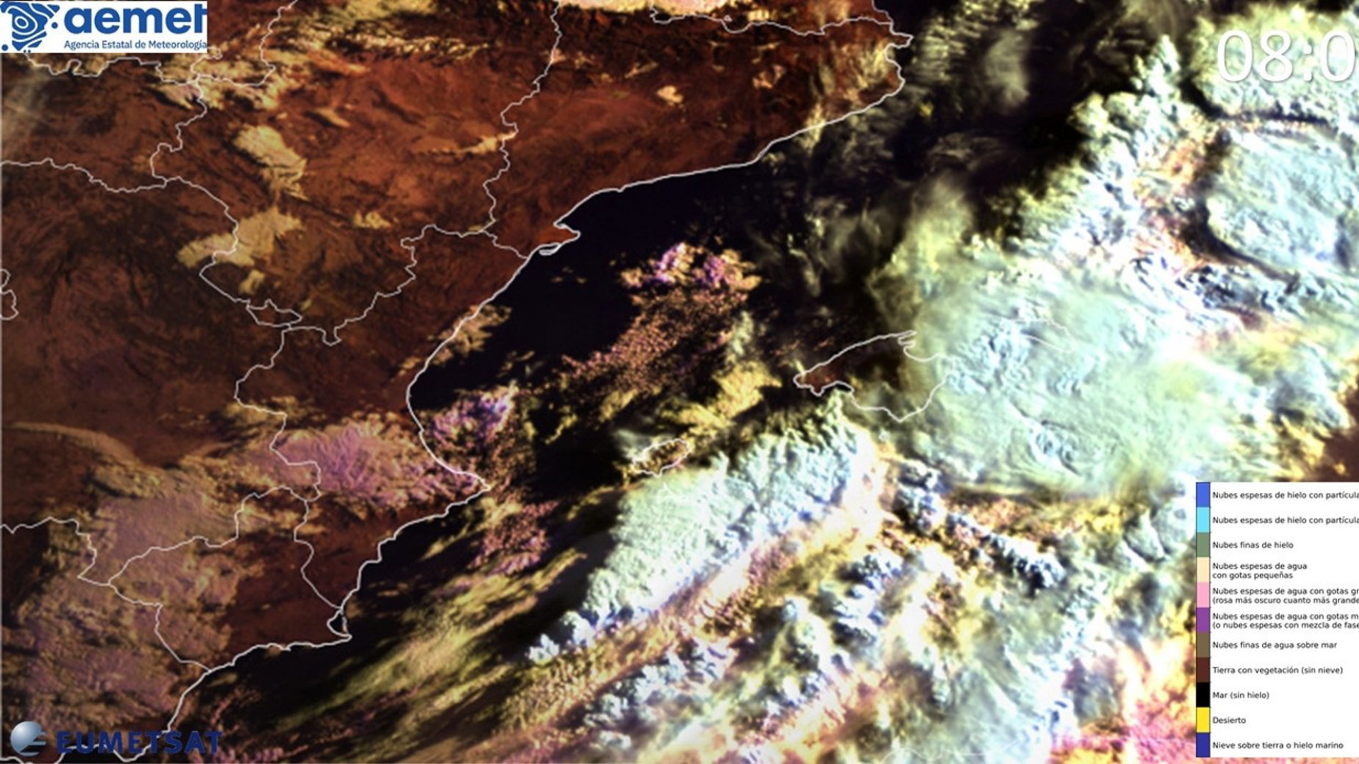 Aemet desactiva los avisos en la Comunitat tras una madrugada que ha dejado lluvias torrenciales en la mitad sur