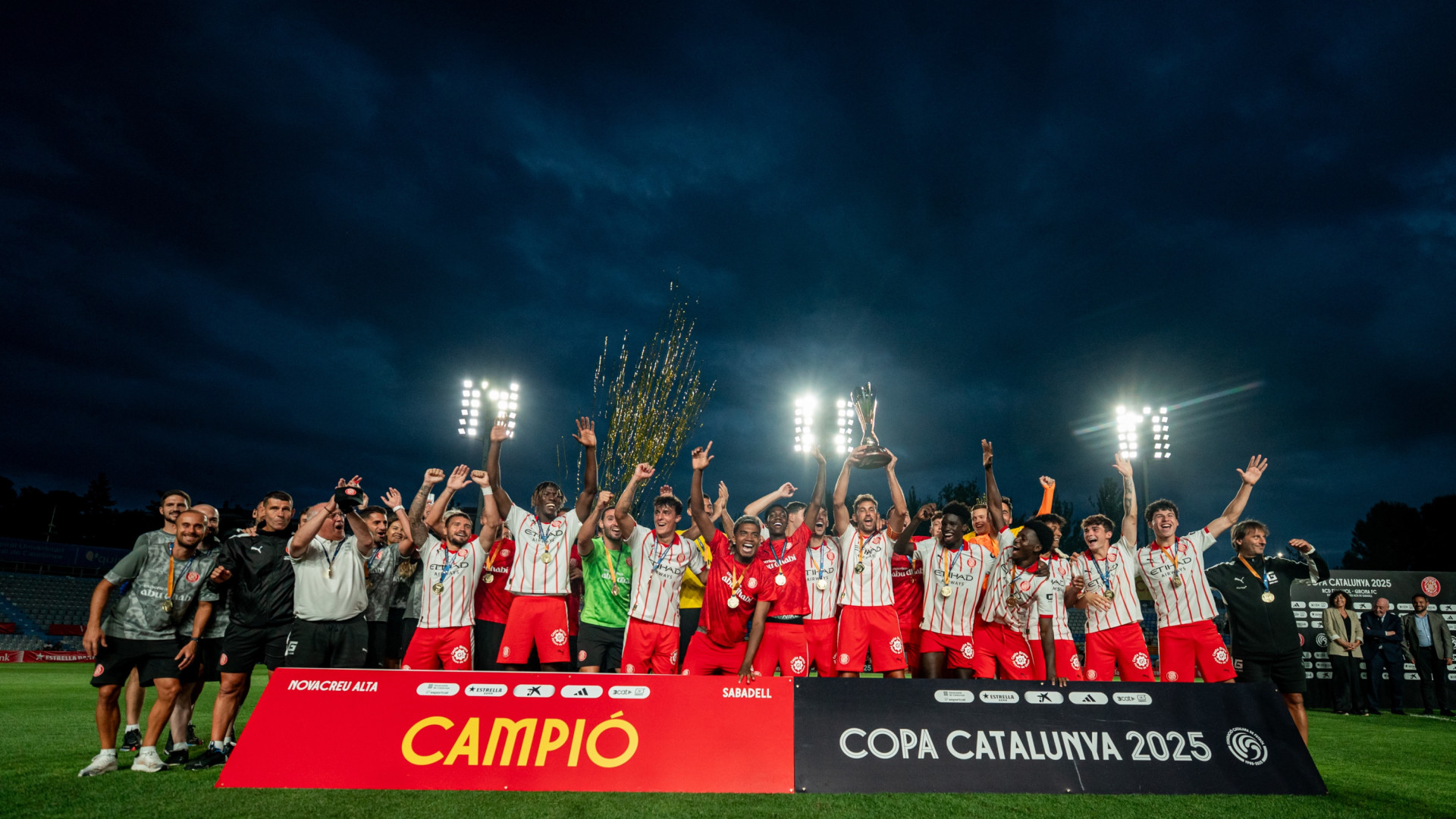 El Girona gana la Copa Catalunya a la espera de fichajes