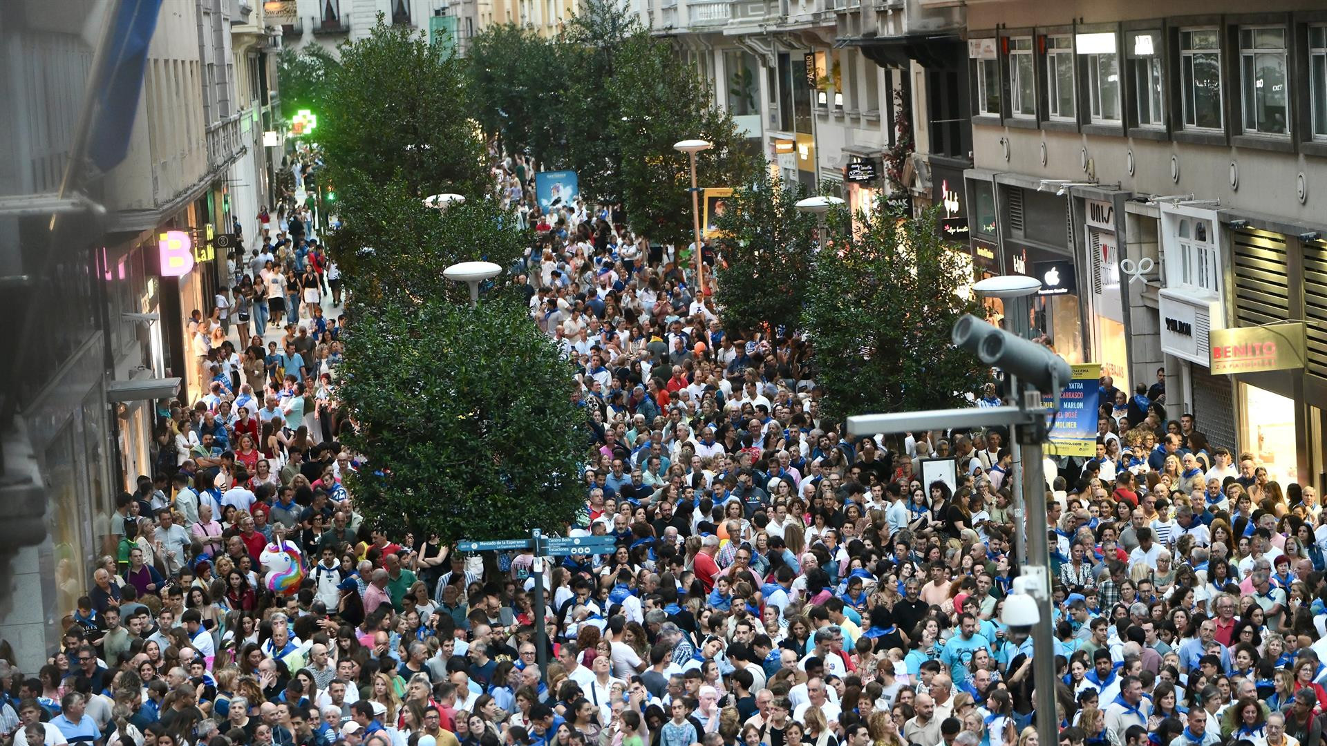 Santander celebra su gran día de Santiago con las plazas llenas y los hoteles al 91% de ocupación