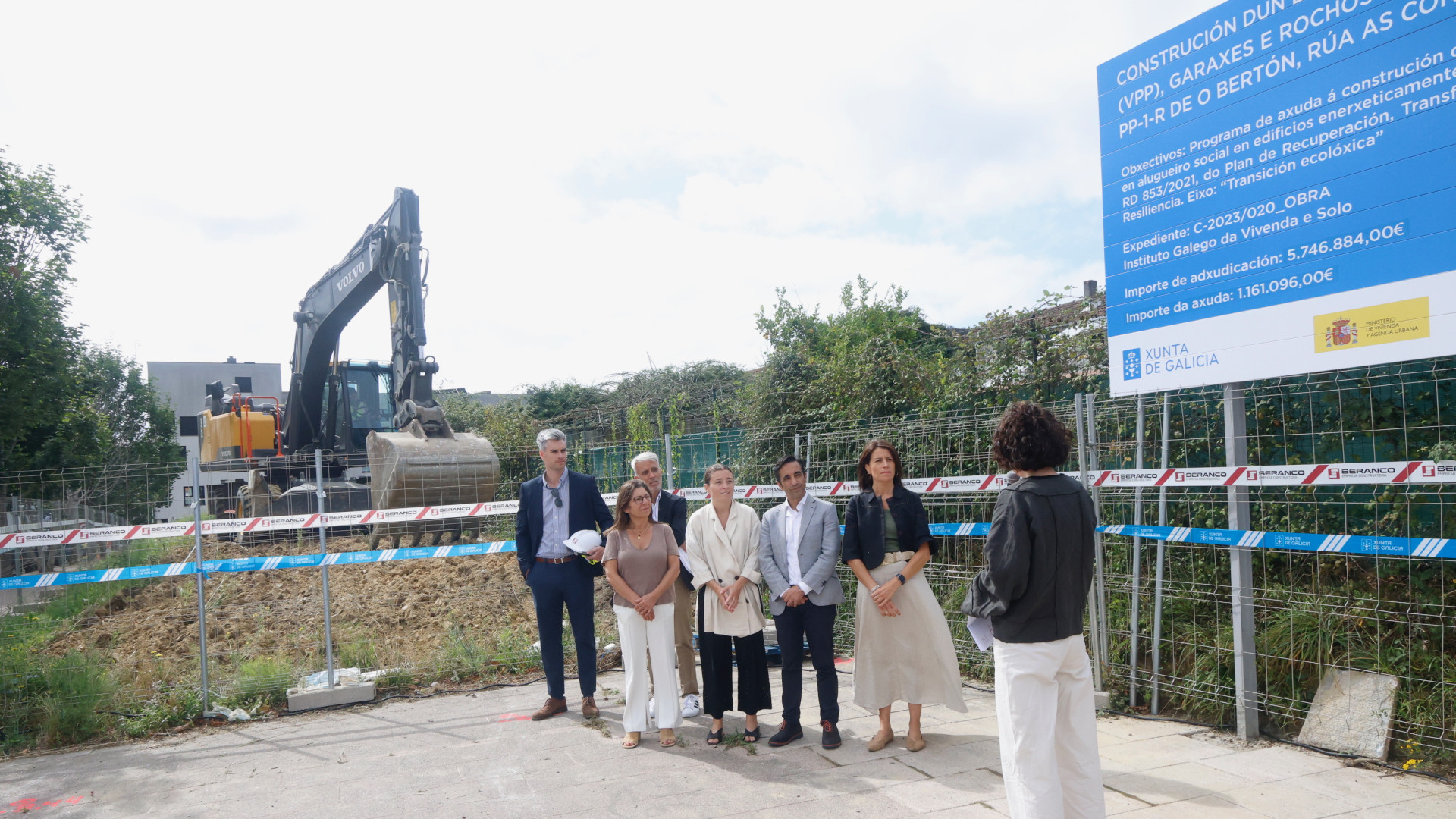 La Xunta inicia en O Bertón la construcción de 24 nuevas viviendas de ...