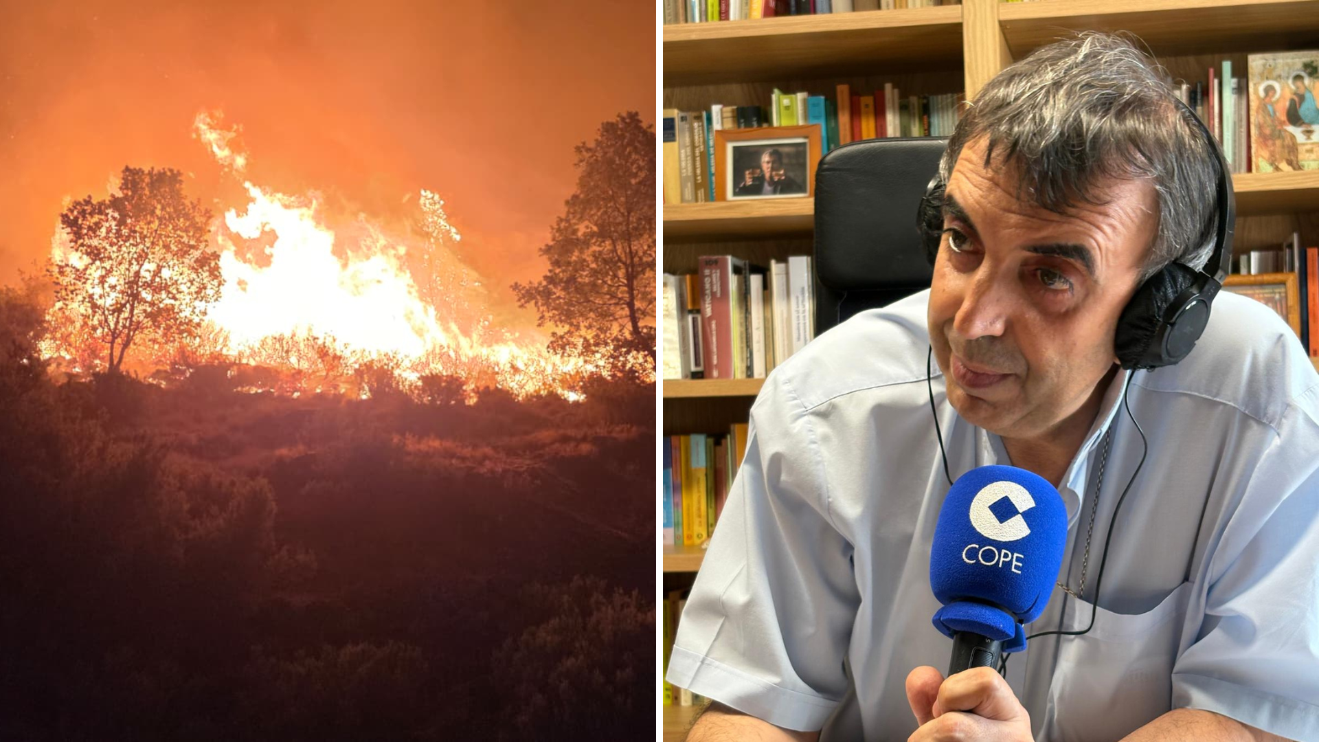 El obispo de Plasencia sobre el incendio de Jarilla: "Hemos visto cómo unos se preocupaban por otros y compartían el dolor"