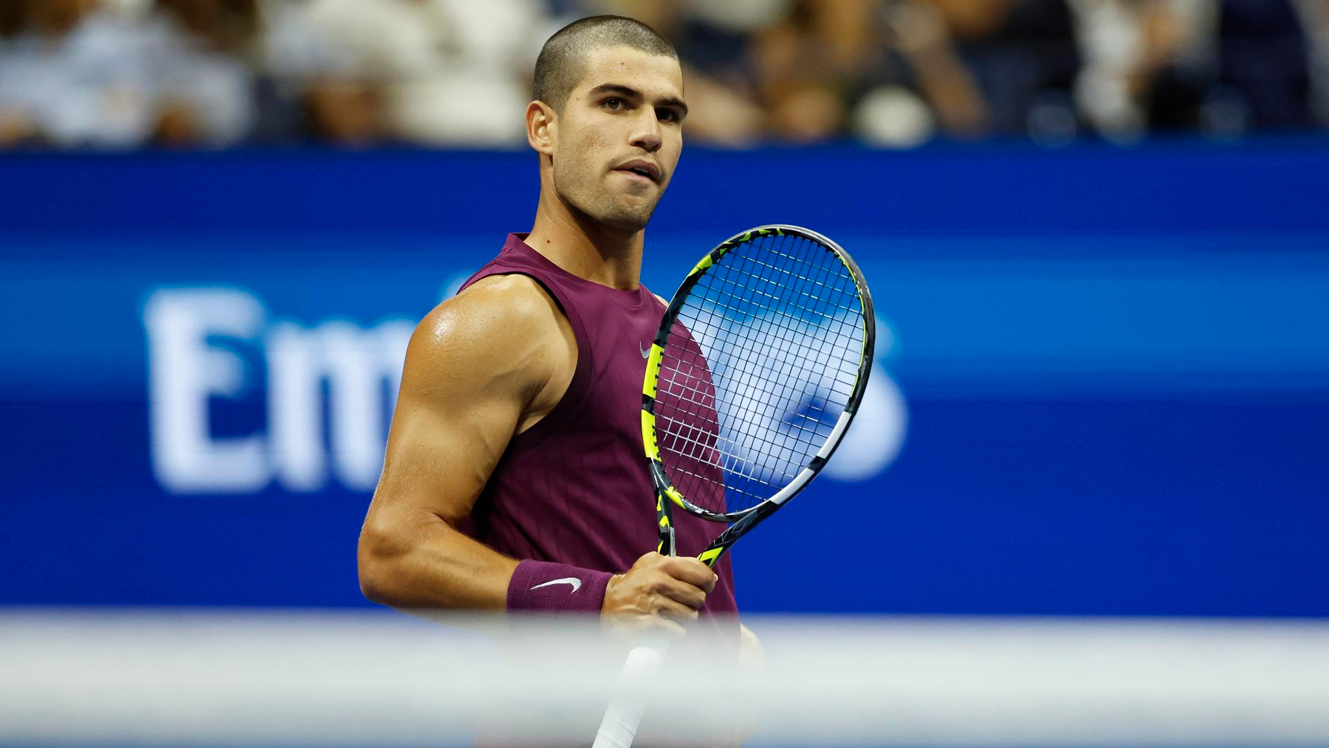 Carlos Alcaraz barre a Bellucci en hora y media: ya está en tercera ronda del US Open