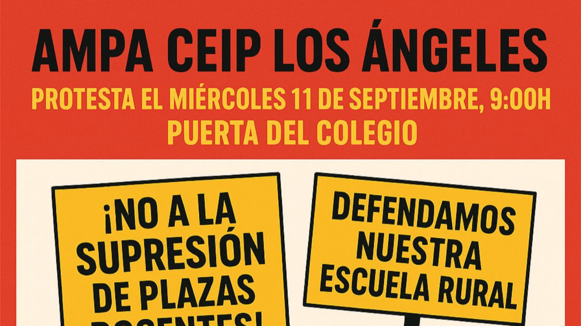 Los padres del CEIP 'Los Ángeles' de Caminomorisco luchan porque el centro no se convierta en un colegio agrupado
