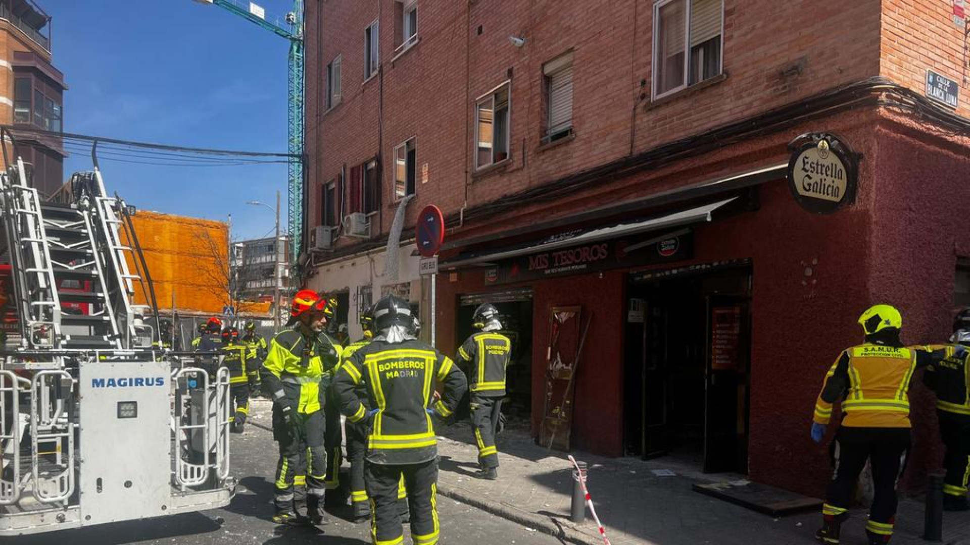 Una explosión en un bar del barrio madrileño de Puente de Vallecas deja 21 heridos, tres de ellos graves y dos potencialmente graves