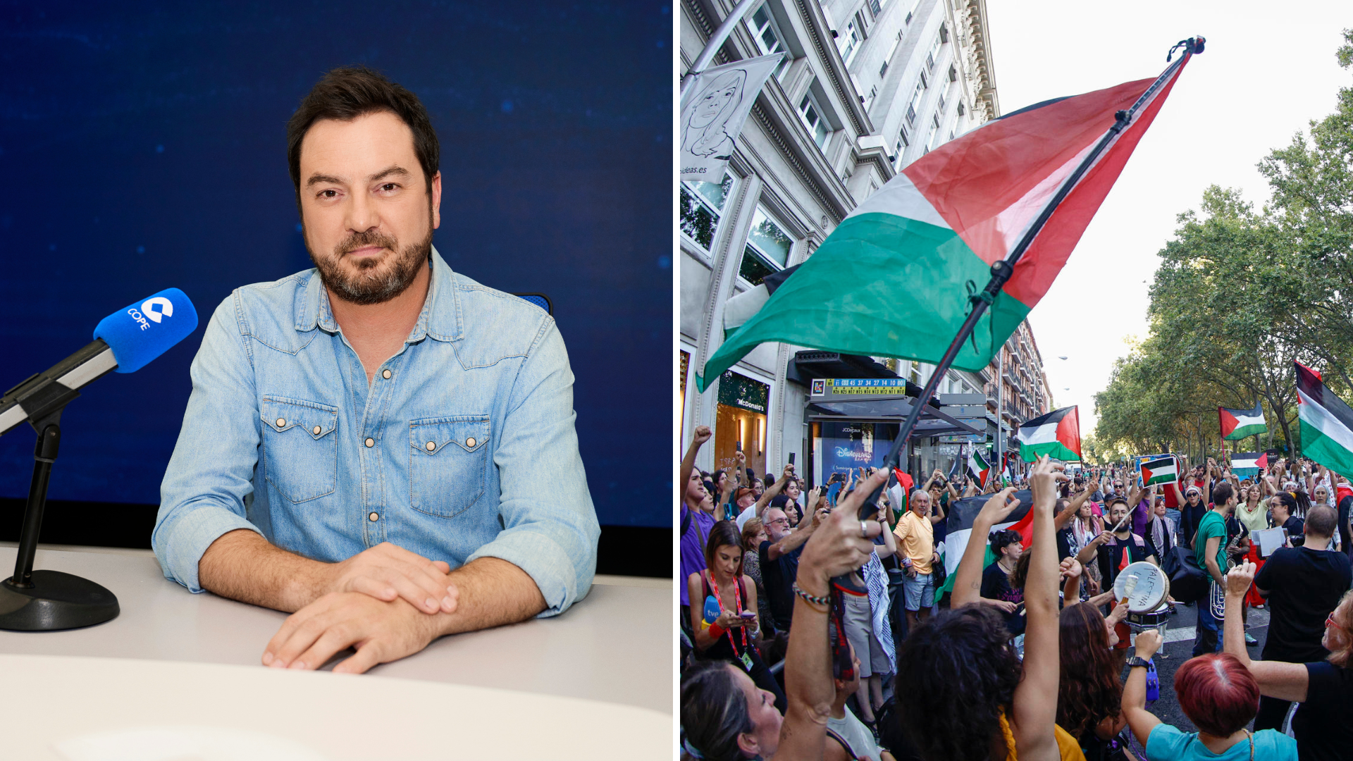 Jorge Bustos, sobre La Vuelta: "¿Por qué tenemos que dar esta imagen? Yo creo que hay intereses detrás de lo que ha pasado hoy: es una vergüenza"