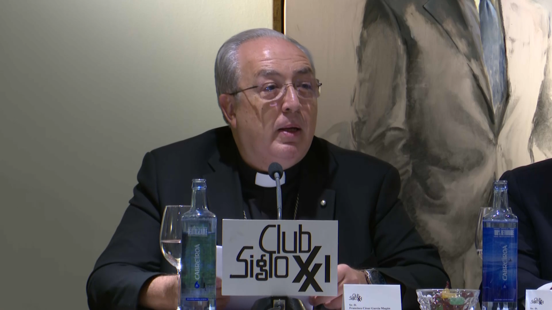 García Magán defiende la solución de los dos estados en la guerra de Gaza: "Sufrimos con los cristianos palestinos y con toda la población"
