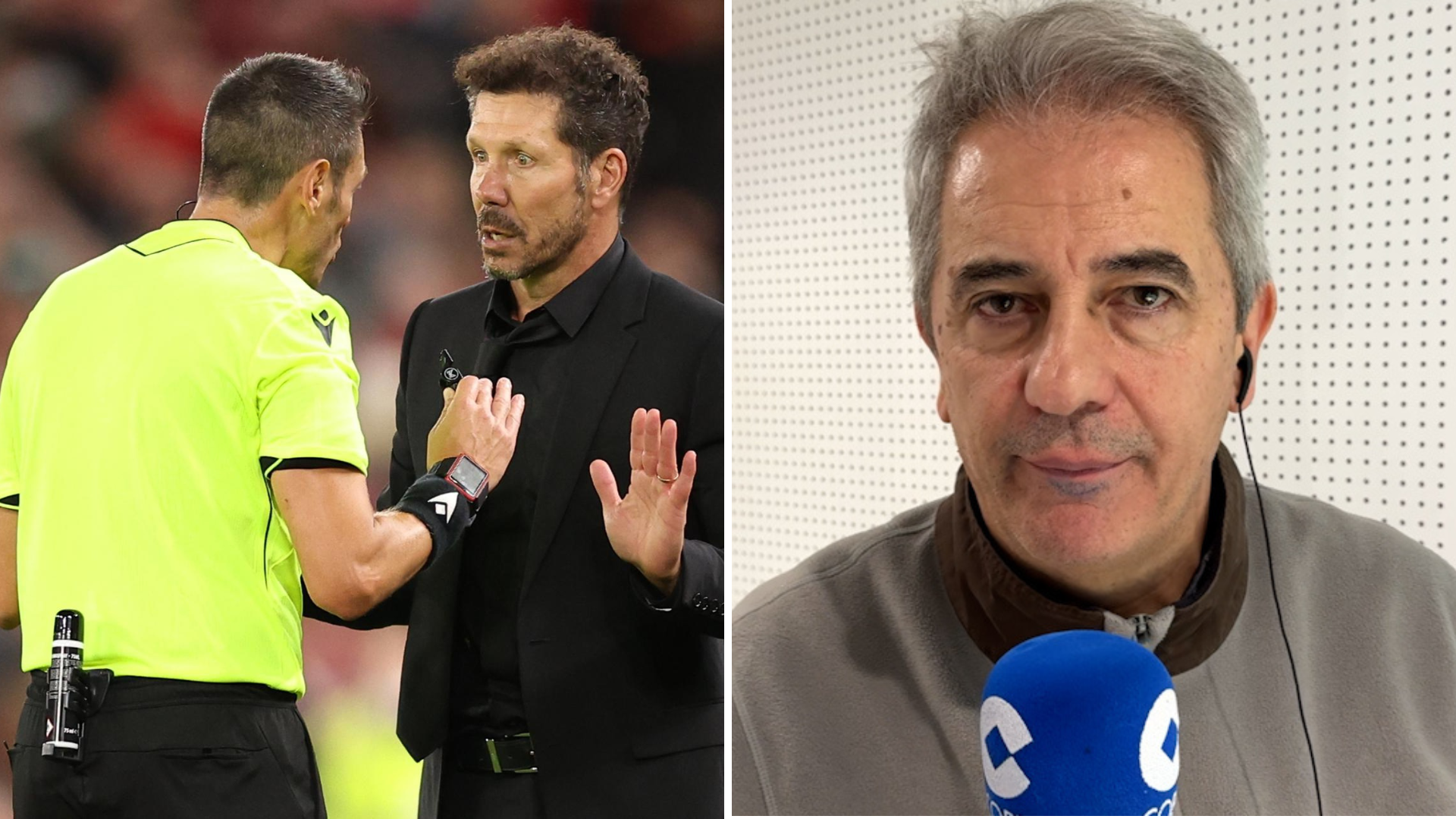 Manolo Lama no se corta con la expulsión de Simeone tras encararse con un aficionado: "Va en su sueldo"
