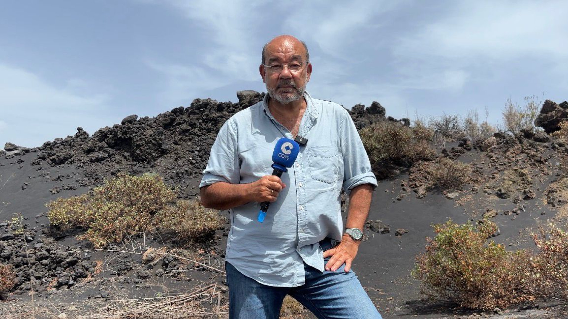 Ángel Expósito enciende 'La Linterna' desde La Palma cuatro años después de la erupción del Cumbre Vieja