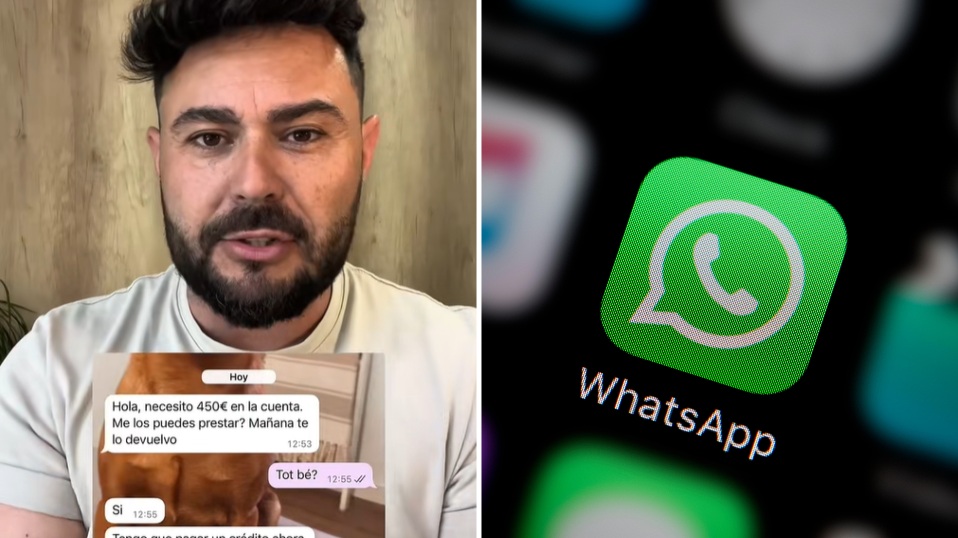 Un joven cuenta cómo unos ciberdelincuentes consiguieron su número de cuenta a través de WhatsApp: "Fui a comisaría y había otra persona denunciando lo mismo"