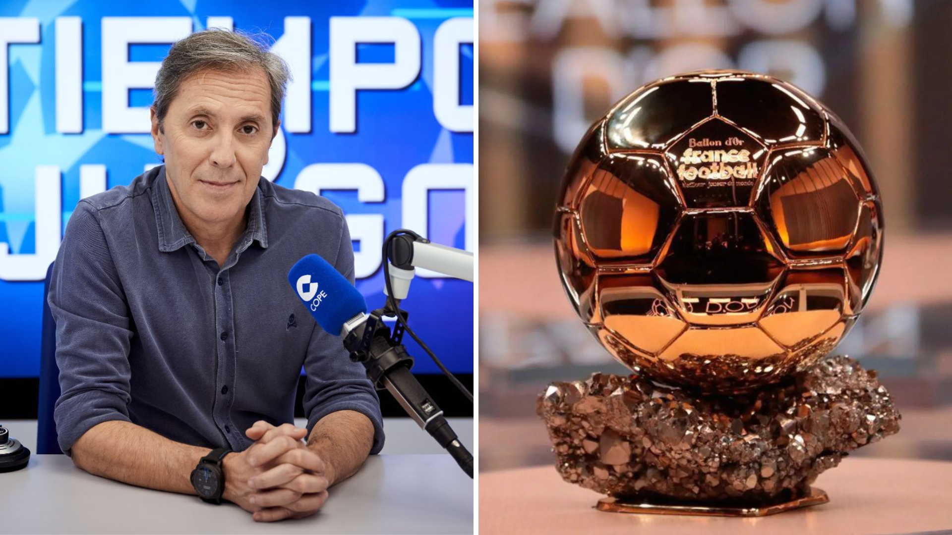 La razón por la que a Paco González cada vez le gusta menos el Balón de Oro: "Se lo estamos quitando al fútbol"