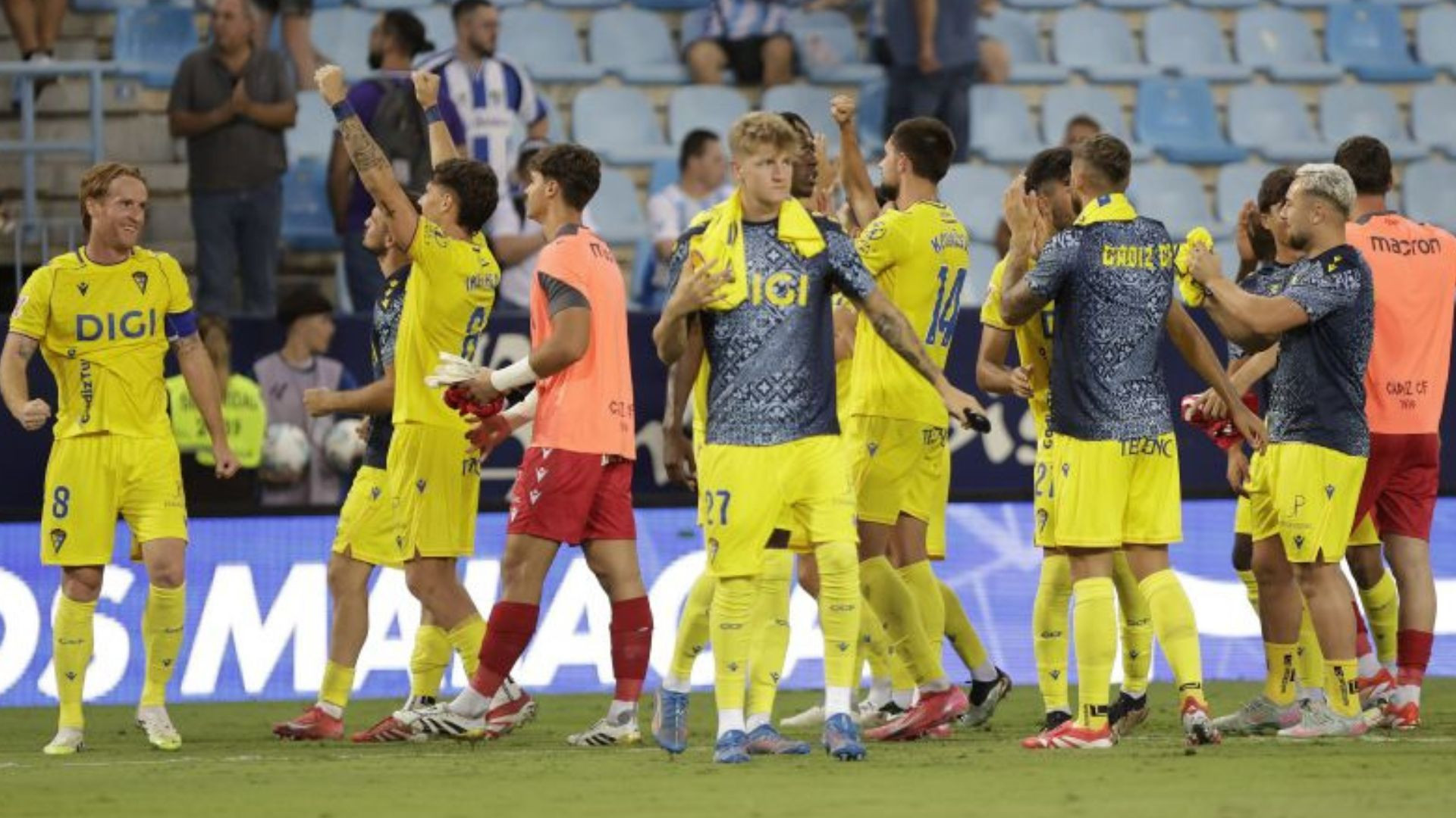 El Cádiz se lleva el derbi andaluz y se instala en la zona noble de la clasificación