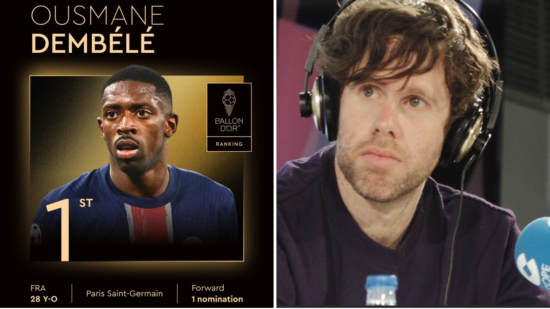 El recado de Dani Senabre al conocer el Balón de Oro a Dembélé: "Ojalá algún periodista hubiera avisado de su calidad"