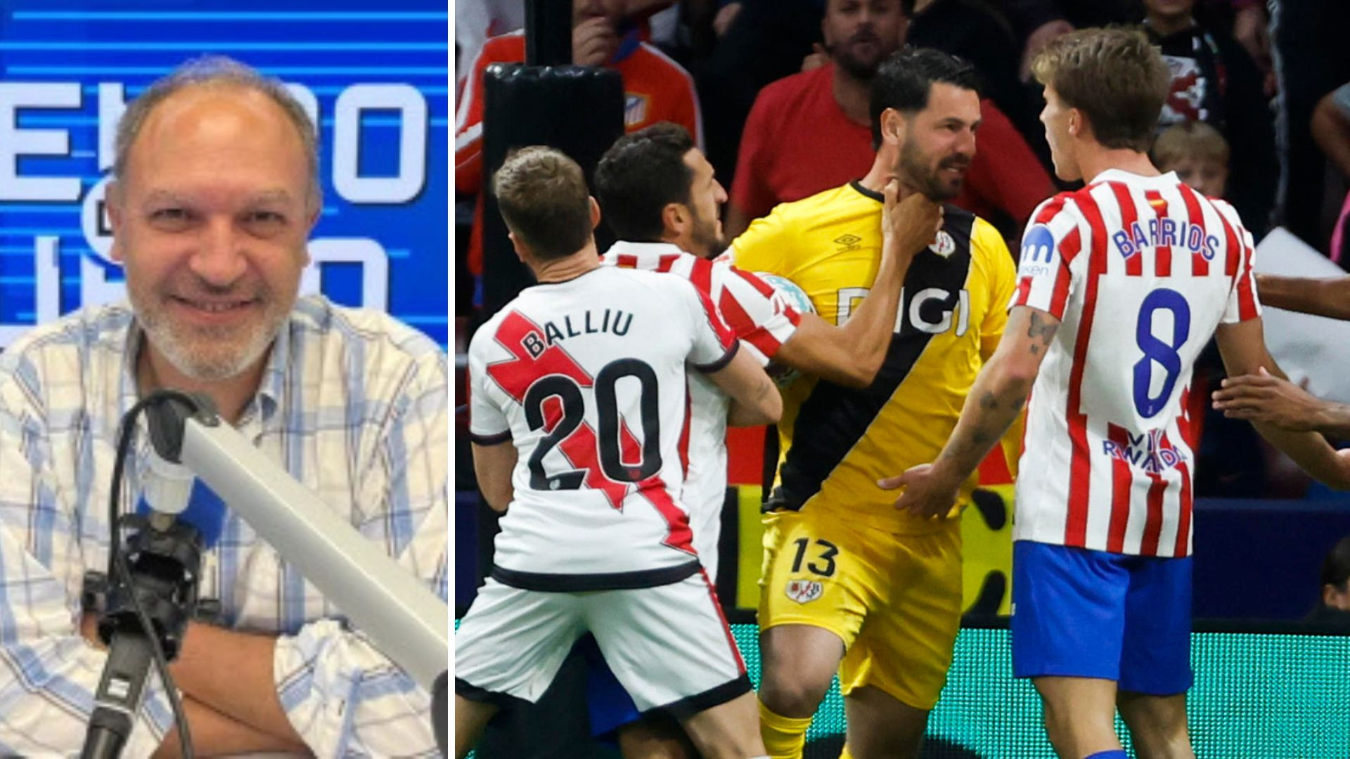Pedro Martín resuelve la duda con la posible expulsión de Koke: "Parecida a la de Carvajal"