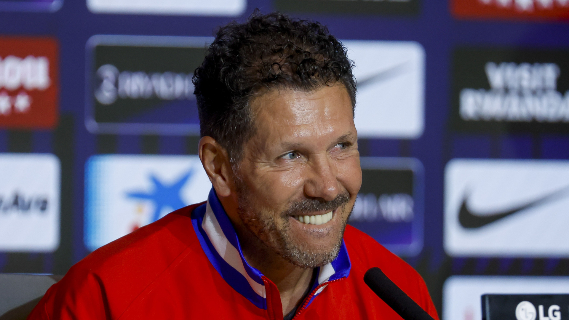 Simeone: "Cuando empiezan los partidos no aparece la distancia en la tabla"