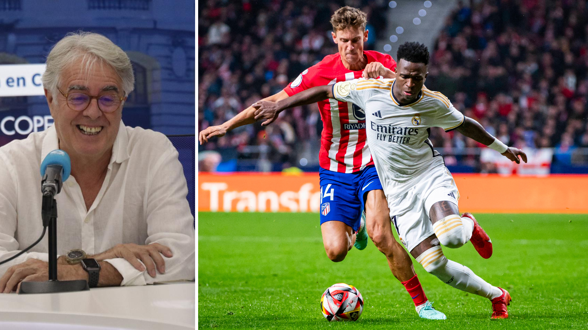 Siro López, comentarista de El Partidazo de COPE, tiene claro el resultado y los goleadores en el derbi entre el Atlético y el Real Madrid: "Sé que es difícil"
