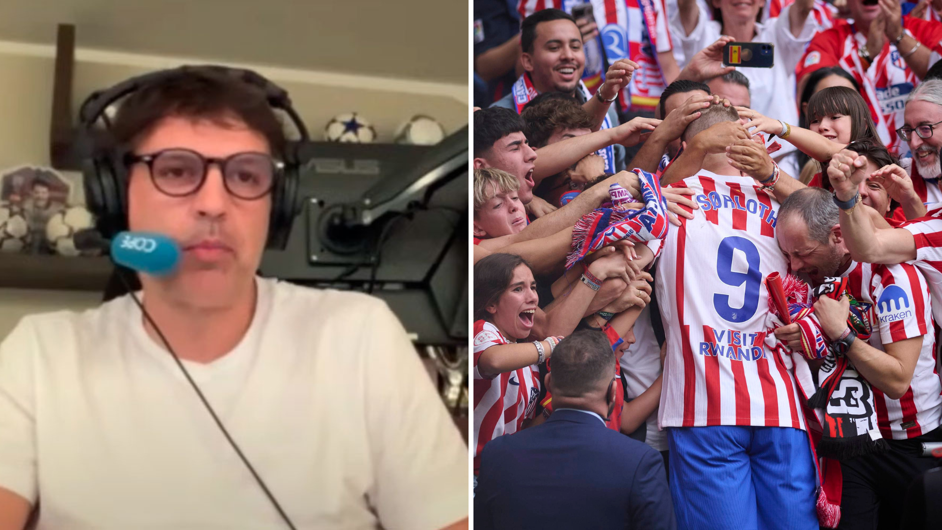El mensaje que le manda Fernando Morientes, exjugador del Real Madrid, a Sorloth por su celebración en el derbi: "Tiene que estar más inteligente"
