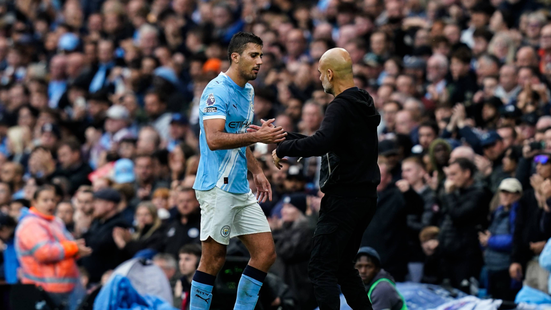 Vuelve la preocupación por el estado de la rodilla de Rodri tras las últimas palabras de Guardiola: "No puedo jugar"