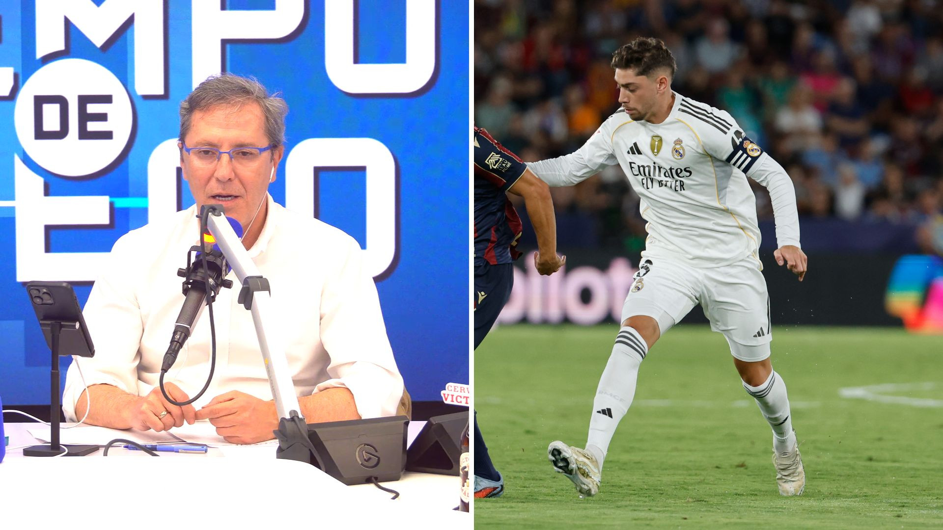 Paco González, director de Tiempo de Juego: "Fede Valverde era la bandera de la humildad, pero la ha dejado en casa y está midiendo a Xabi Alonso"
