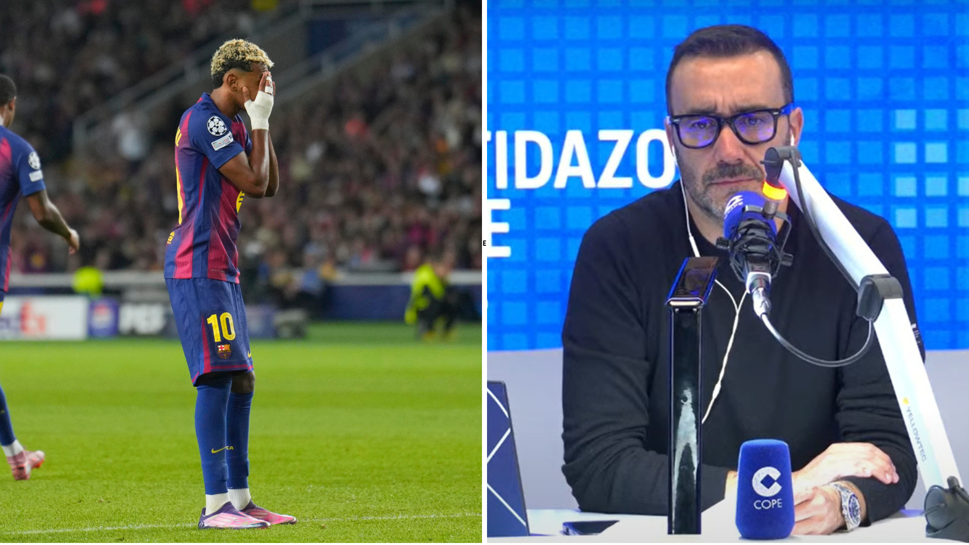 La conclusión de Juanma Castaño de la polémica con De la Fuente por la lesión de Lamine Yamal: "Los beneficiados son el Barça y la selección"