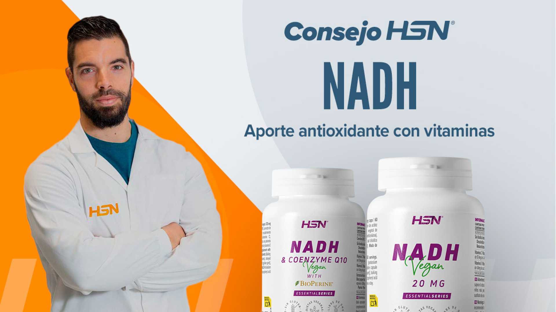 N A D H, un aporte antioxidante con vitaminas