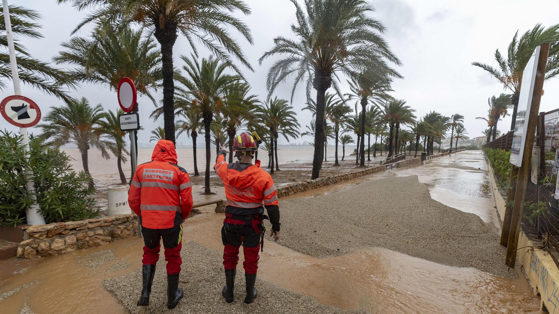 La DANA Alice desata el caos en el Levante y pone en alerta roja a Alicante y Murcia