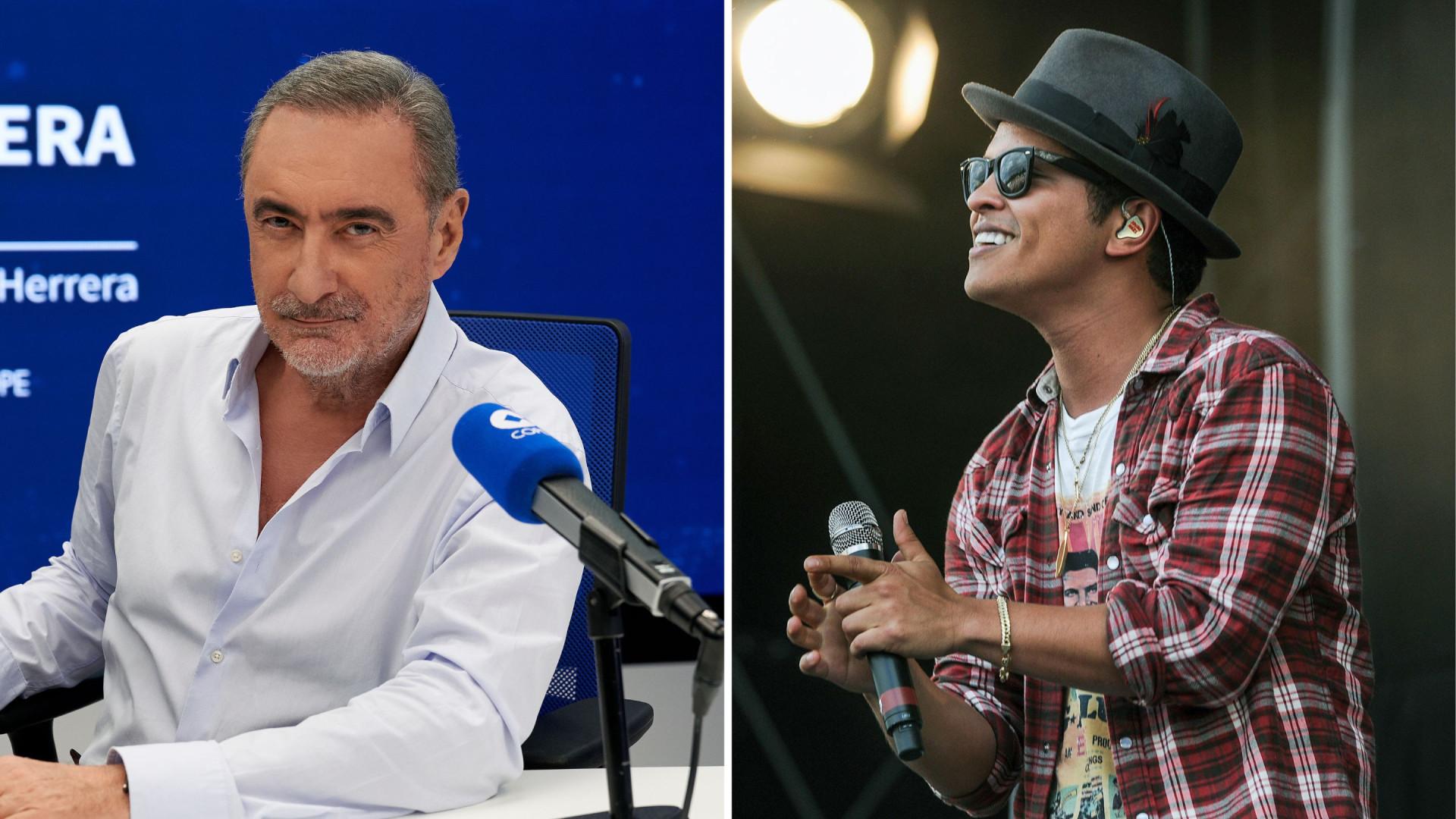Carlos Herrera, sobre Bruno Mars: "Es agradable de oír pero no ha logrado interesarme nunca"