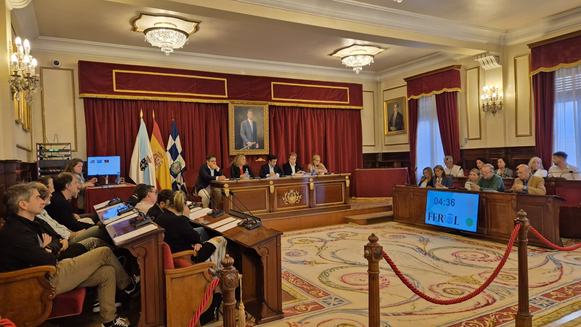 El pleno de Ferrol aprueba la cuenta general de 2024 con la oposición en contra