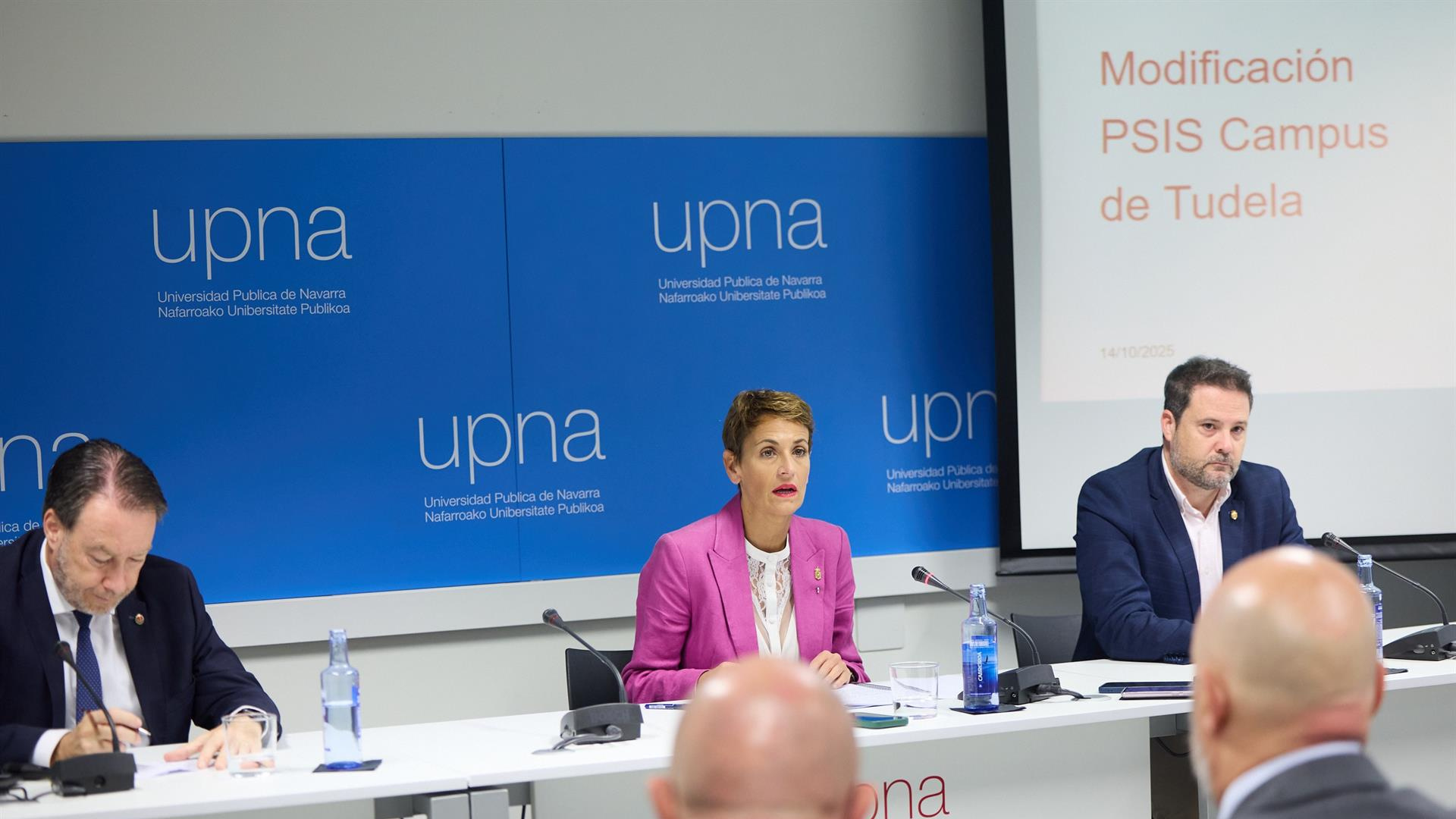 Chivite señala que la ampliación del campus de la UPNA en Tudela "consolida la educación superior en la Ribera"