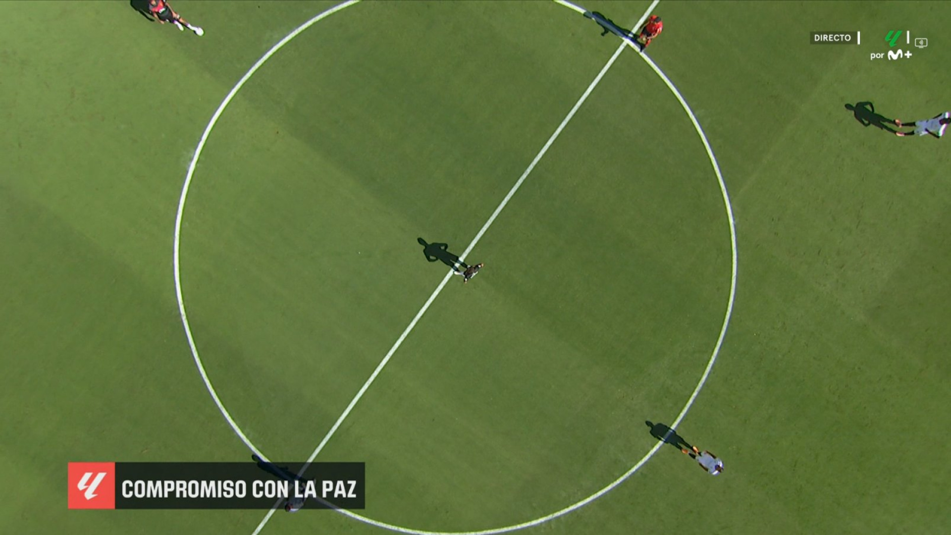 Javier Tebas desvela por qué se 'censuraron' en televisión las imágenes del plantón de los futbolistas de LaLiga: "Línea editorial"